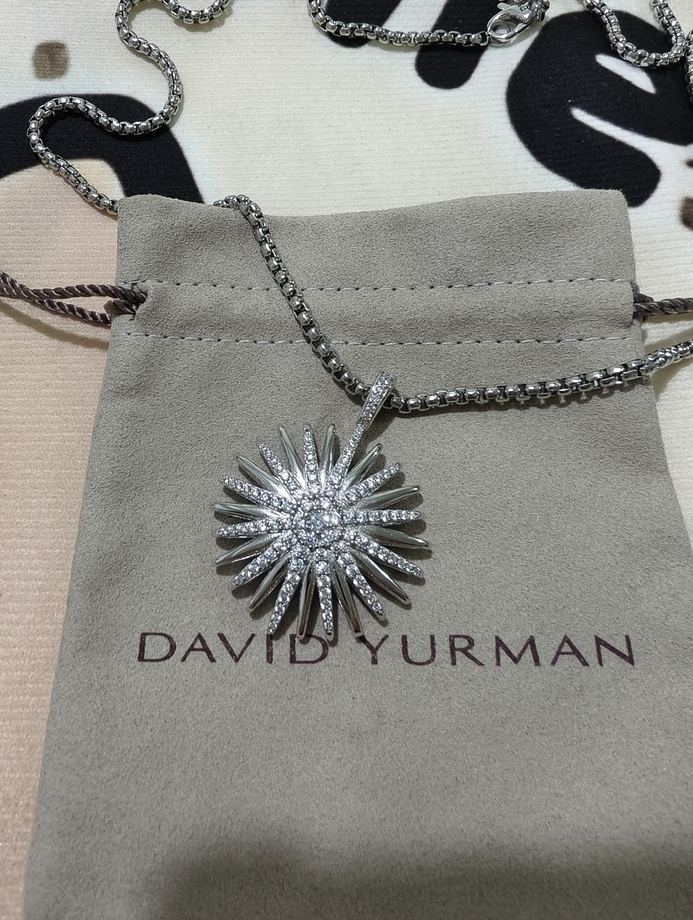 David Yurman Starburst Diamond Necklace